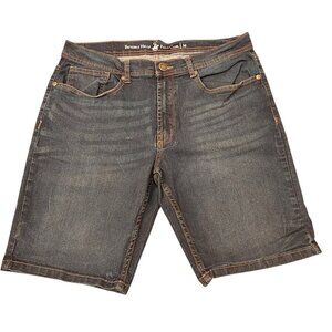 Beverly Hills Polo Club Men's Blue Jean Shorts - Size 34